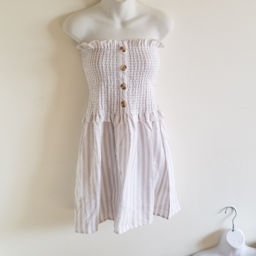 Strapless mini dress by Derek Heart